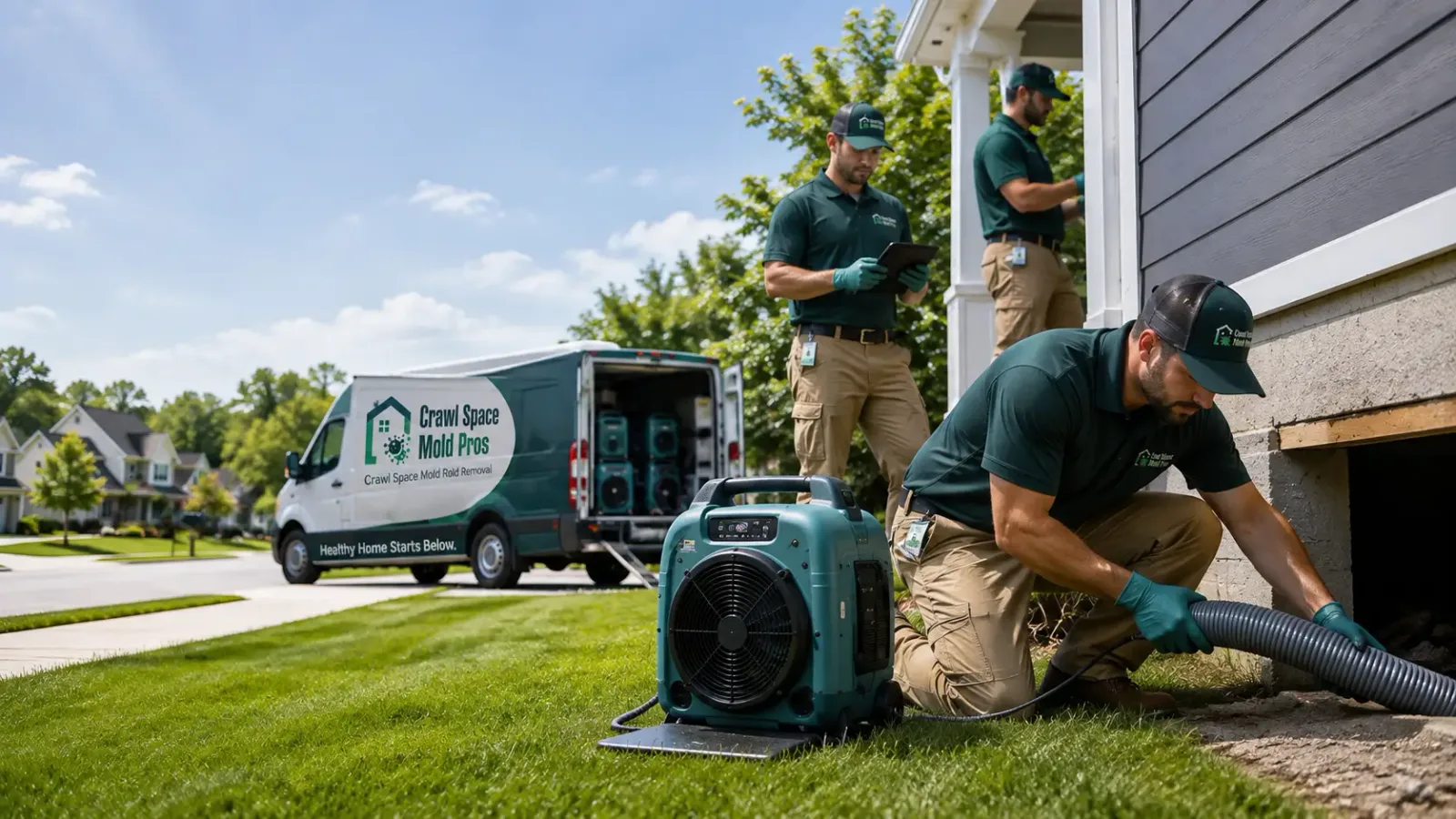 Crawl Space Mold Removal in Shobonier, IL